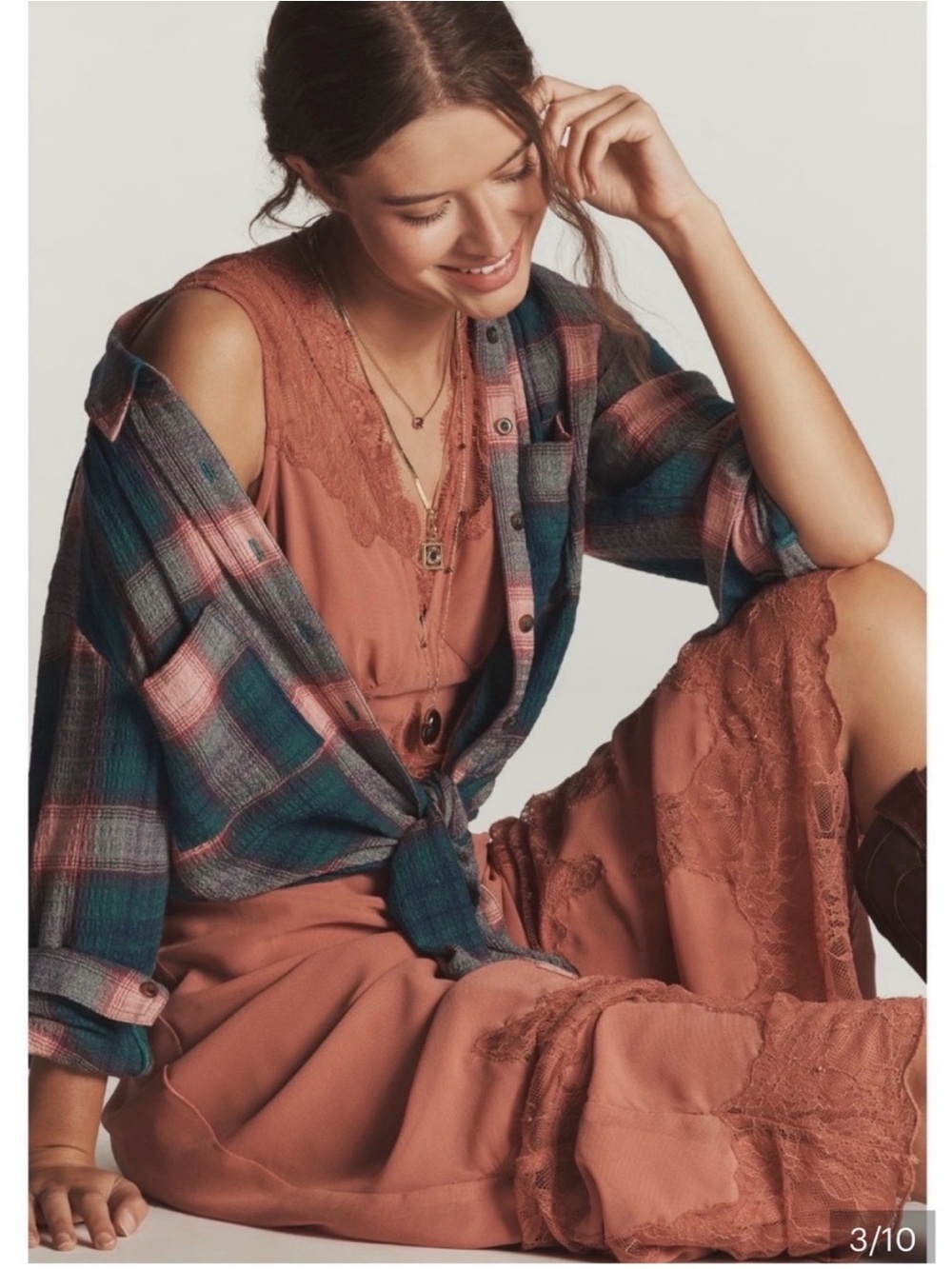 Anthropologie Pilcro The Hadley Relaxed Plaid Buttondown Shirt. NWOT XL